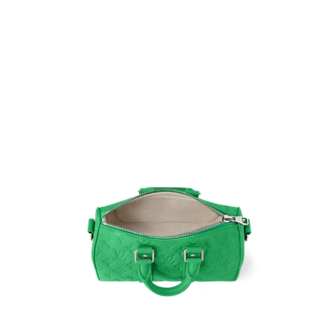 Keepall Bandoulière 25 Monogram Taurillon Leather in Bags and Small Leather Goods's Men Bags LV Icons collections by Louis Vuitton (Product zoom)