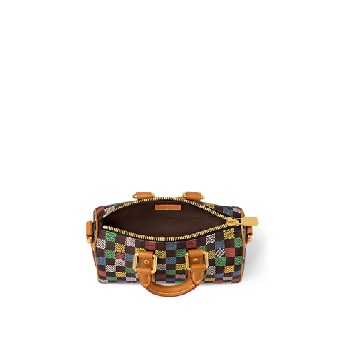 Keepall Bandoulière 25 Damier Ebene Canvas in Bags and Small Leather Goods's Men Bags LV Icons collections by Louis Vuitton (Product zoom)