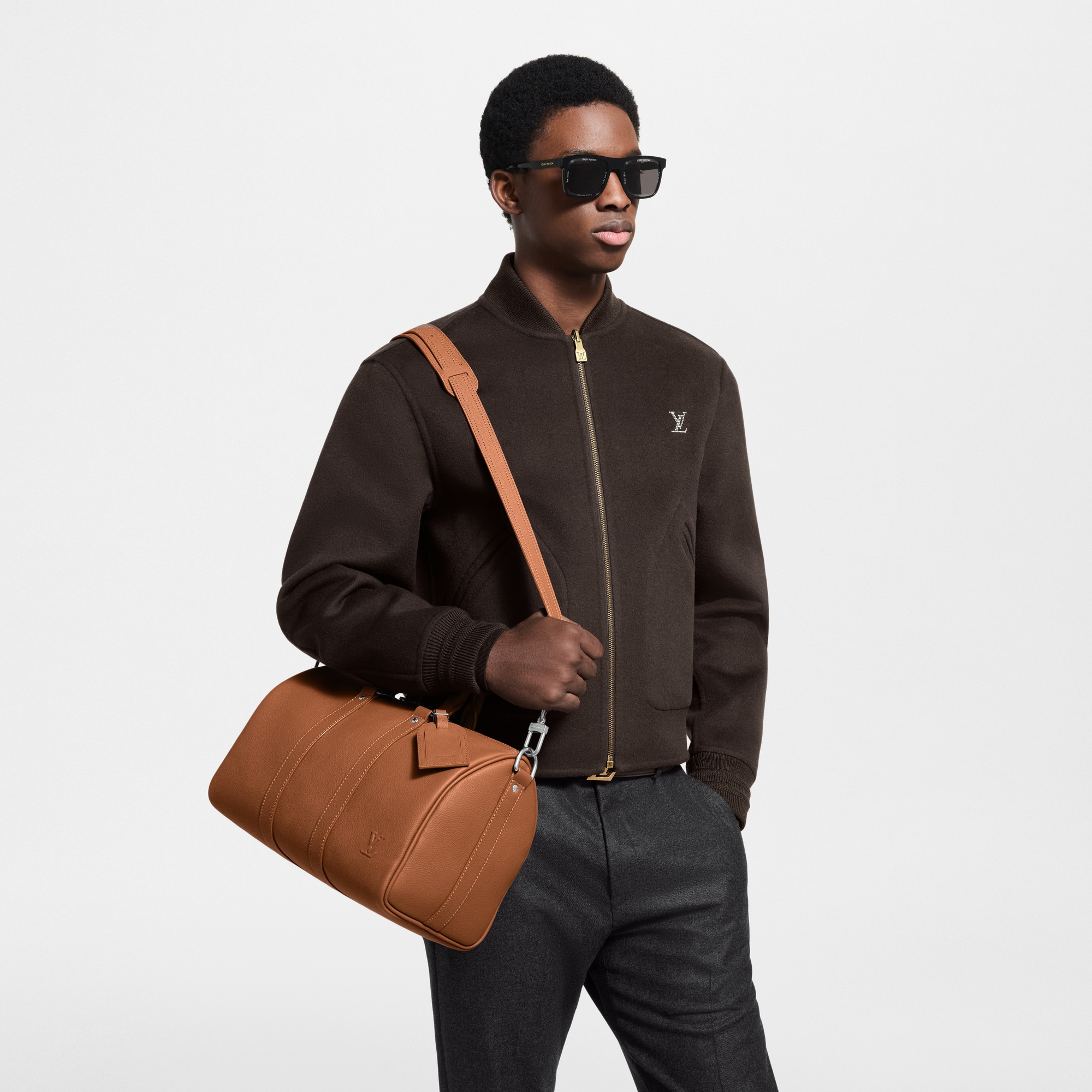 Keepall Bandoulière 35 LV Aerogram in Bags and Small Leather Goods