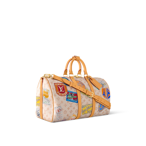 Keepall Bandoulière 45 Other Monogram Canvas in Women's Travel Softsided Luggage and Duffle Bags collections by Louis Vuitton (Product zoom)