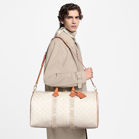 Keepall Bandoulière 45 Monogram Heritage in Bags and Small Leather Goods's Men Bags LV Icons collections by Louis Vuitton (Product zoom)