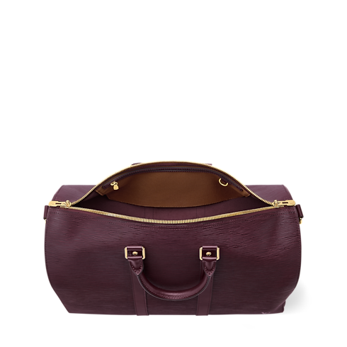 Keepall Bandoulière 45 Epi Leather in Trunks, Travel and Home's Travel Bags and Rolling Luggage Travel Bags collections by Louis Vuitton (Product zoom)