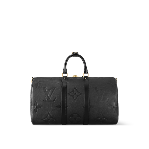 Keepall Bandoulière 45 Monogram Empreinte Leather in Men's Travel Softsided Luggage and Duffle Bags collections by Louis Vuitton (Product zoom)