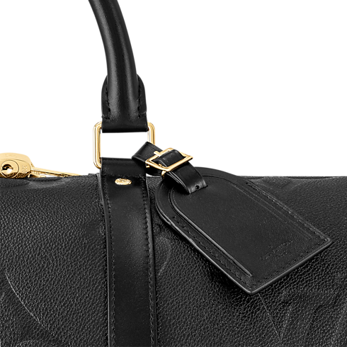 Keepall Bandoulière 45 Monogram Empreinte Leather in Men's Travel Softsided Luggage and Duffle Bags collections by Louis Vuitton (Product zoom)