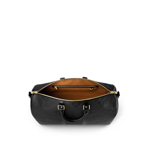 Keepall Bandoulière 45 Monogram Empreinte Leather in Men's Travel Softsided Luggage and Duffle Bags collections by Louis Vuitton (Product zoom)