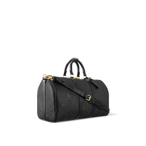 Keepall Bandoulière 45 Monogram Empreinte Leather in Men's Travel Softsided Luggage and Duffle Bags collections by Louis Vuitton (Product zoom)