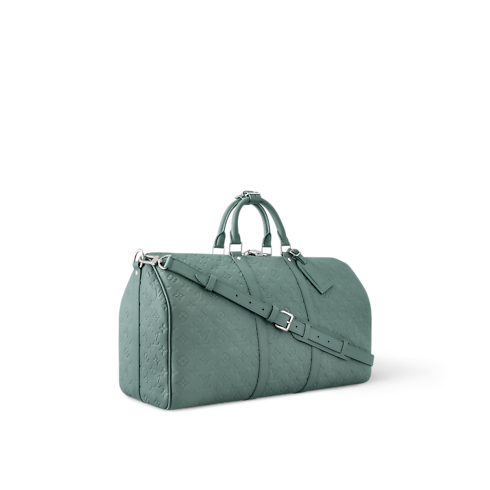 Keepall Bandoulière 50 Taurillon Monogram in Bags and Small Leather Goods's Men Bags Newness collections by Louis Vuitton (Product zoom)