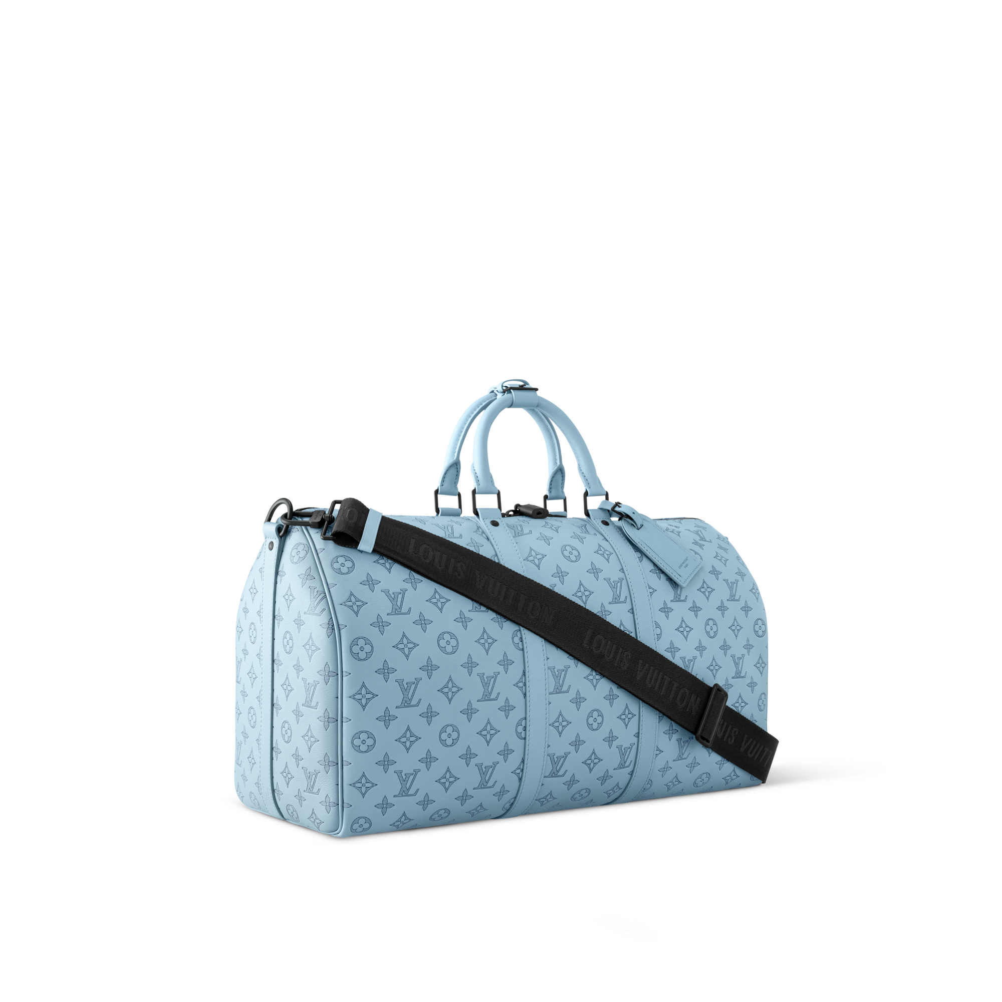 Keepall Bandoulière 50 Monogram Shadow in Bags and Small Leather Goods