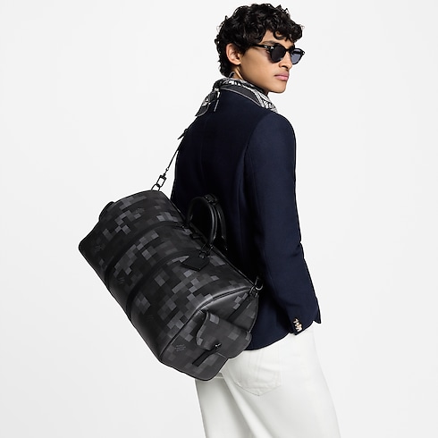 Keepall Bandoulière 50 Damoflage in Bags and Small Leather Goods's Men Bags LV Icons collections by Louis Vuitton (Product zoom)