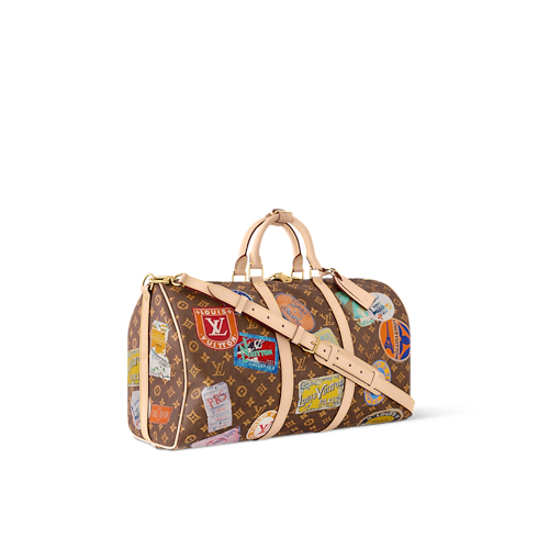 Keepall Bandoulière 50 Other Monogram Canvas in Women's Travel Softsided Luggage and Duffle Bags collections by Louis Vuitton (Product zoom)