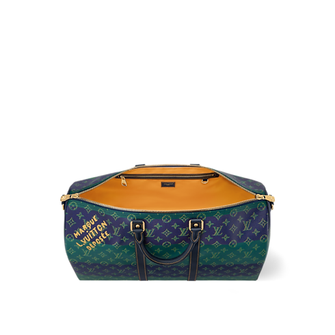 Keepall Bandoulière 50 Monogram Heritage in Men's Travel Rolling Luggage collections by Louis Vuitton (Product zoom)