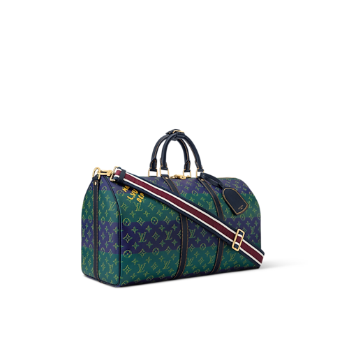 Keepall Bandoulière 50 Monogram Heritage in Men's Travel Rolling Luggage collections by Louis Vuitton (Product zoom)