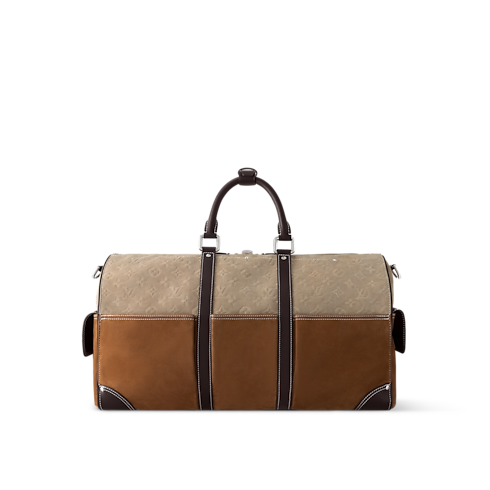 Keepall Bandoulière 50 Autres Cuirs Monogram in Men's Travel Softsided Luggage and Duffle Bags collections by Louis Vuitton (Product zoom)