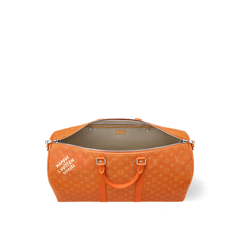 Keepall Bandoulière 50 Monogram Heritage in Men's Travel Softsided Luggage and Duffle Bags collections by Louis Vuitton (Product zoom)