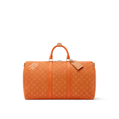 Keepall Bandoulière 50 Monogram Heritage in Men's Travel Softsided Luggage and Duffle Bags collections by Louis Vuitton (Product zoom)