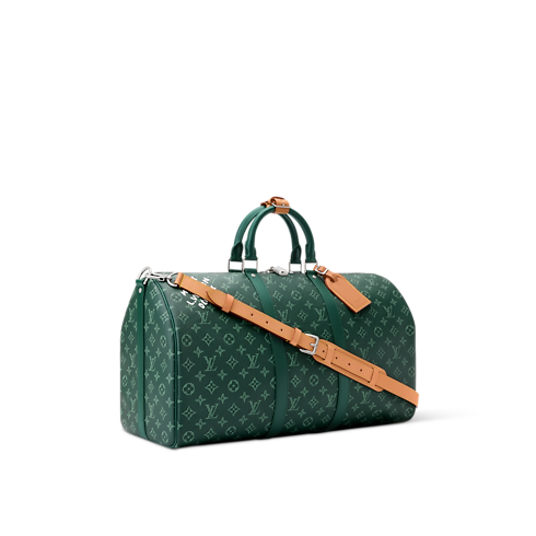 Keepall Bandoulière 50 Monogram Heritage in Men's Travel Softsided Luggage and Duffle Bags collections by Louis Vuitton (Product zoom)