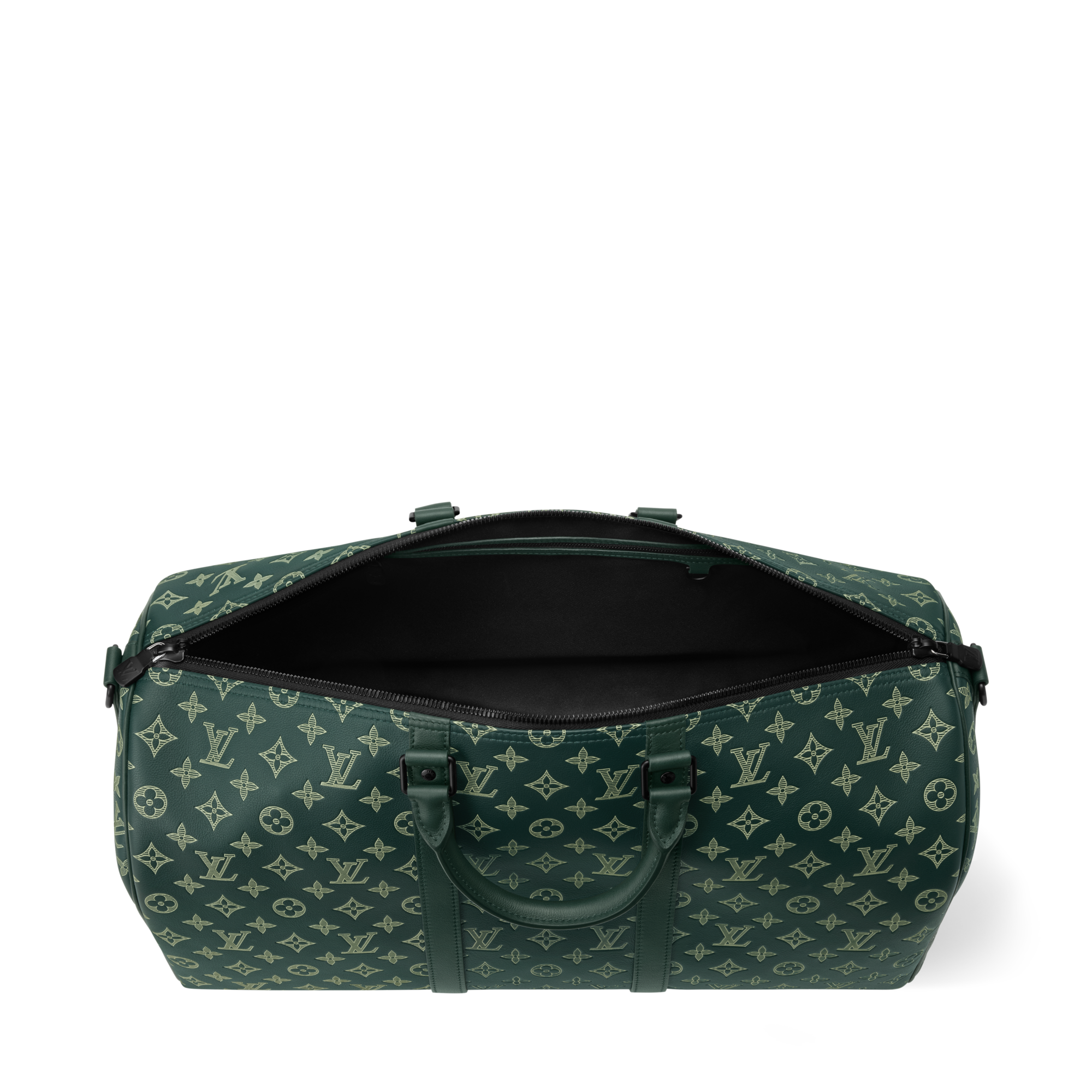 louis vuitton dark green leather men's weekender travel duffle bag Helanga Holdall Taiga Luggage Ba US Capital Furniture including one priority passport pocket Louis Vuitton Green Epi Keepall