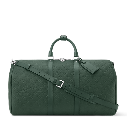 Keepall Bandoulière 50 Taurillon Monogram in Men's Travel Softsided Luggage and Duffle Bags collections by Louis Vuitton (Product zoom)