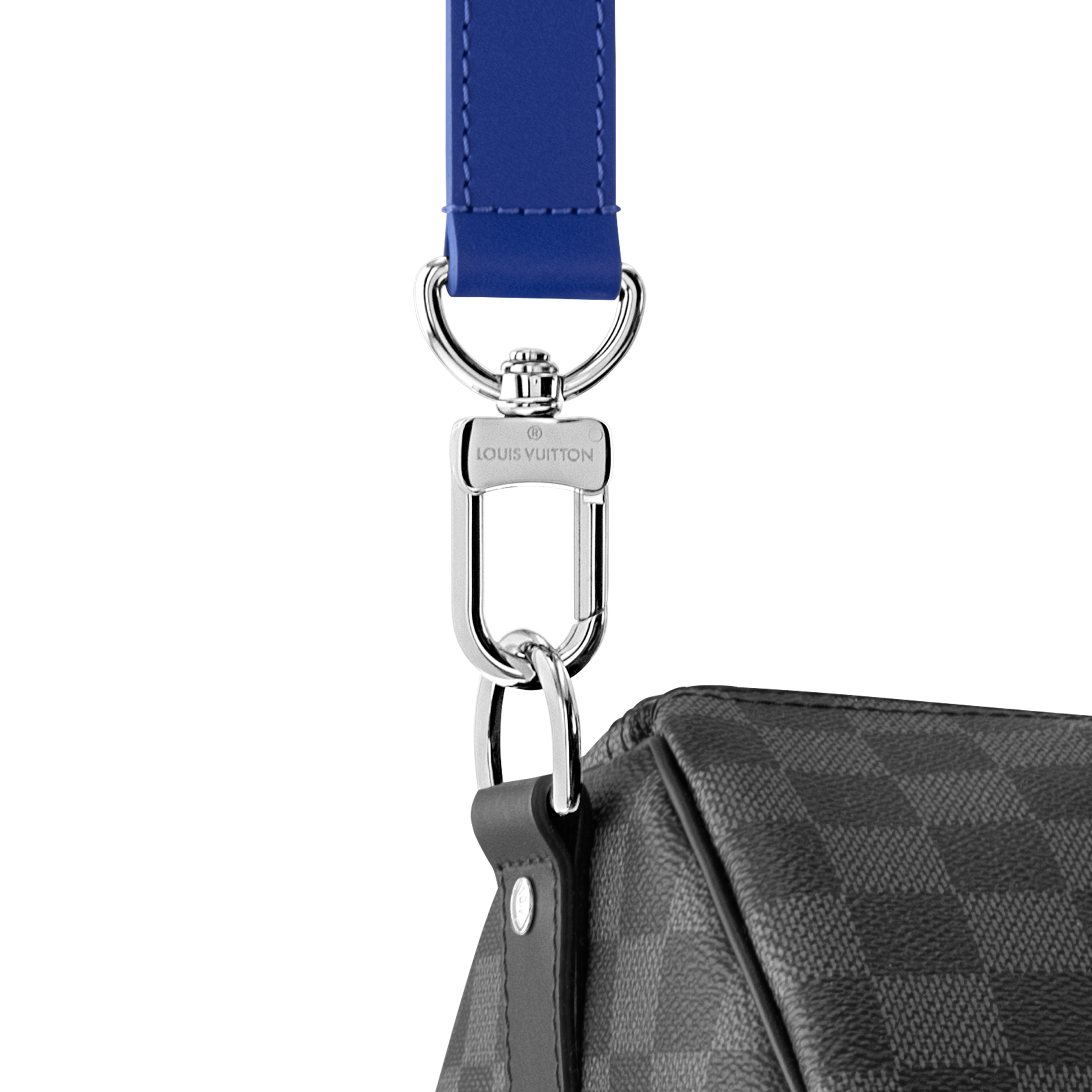 Keepall Bandoulière 50 Damier Graphite Canvas in Bags and Small Leather Goods