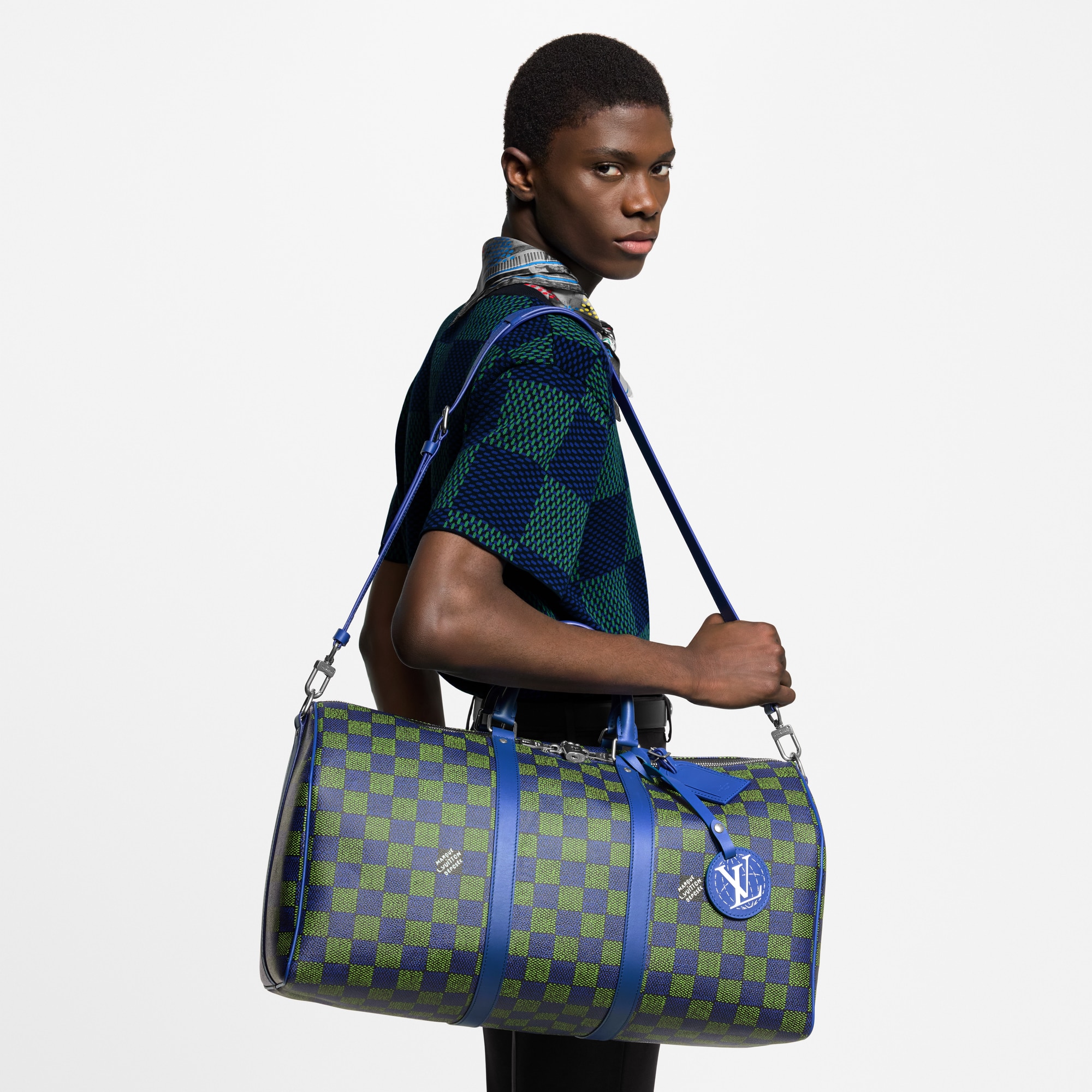 Keepall Bandoulière 50 Damier Other in Bags and Small Leather Goods