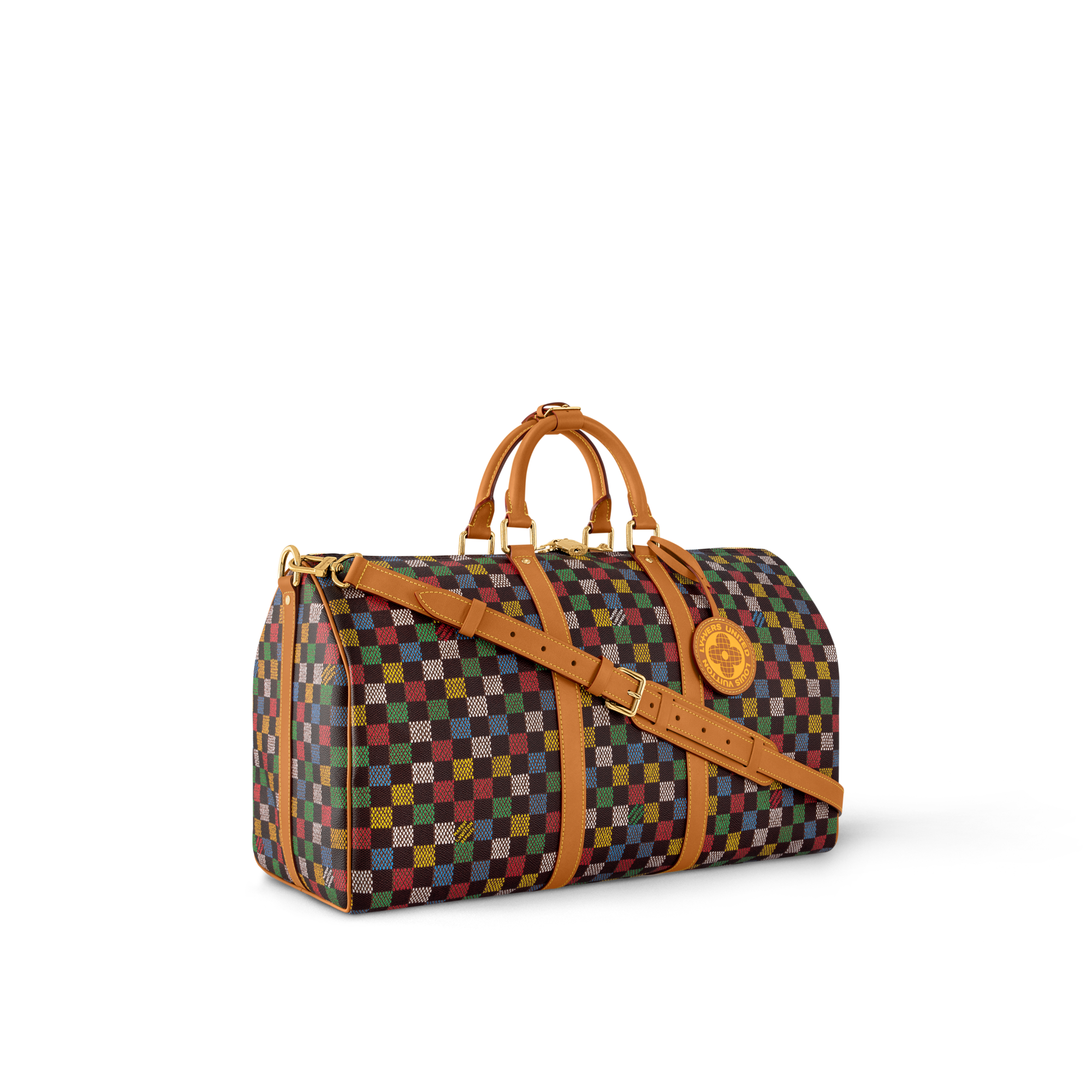 Keepall Bandoulière 50 Damier Ebene Canvas in Bags and Small Leather Goods