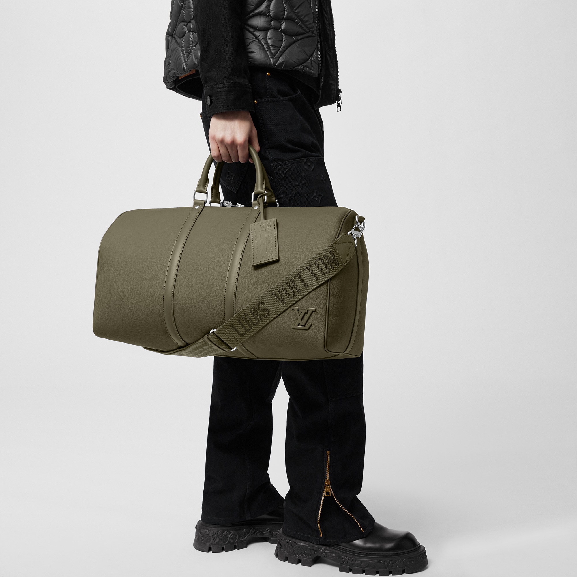 Keepall Bandoulière 50 Bag LV Aerogram in Men