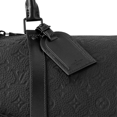 Keepall Bandoulière 50 Bag Monogram Taurillon Leather in Trunks, Travel and Home's Travel Bags and Rolling Luggage Travel Bags collections by Louis Vuitton (Product zoom)