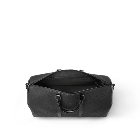 Keepall Bandoulière 50 Bag Monogram Taurillon Leather in Trunks, Travel and Home's Travel Bags and Rolling Luggage Travel Bags collections by Louis Vuitton (Product zoom)