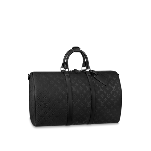 Keepall Bandoulière 50 Bag Monogram Taurillon Leather in Trunks, Travel and Home's Travel Bags and Rolling Luggage Travel Bags collections by Louis Vuitton (Product zoom)