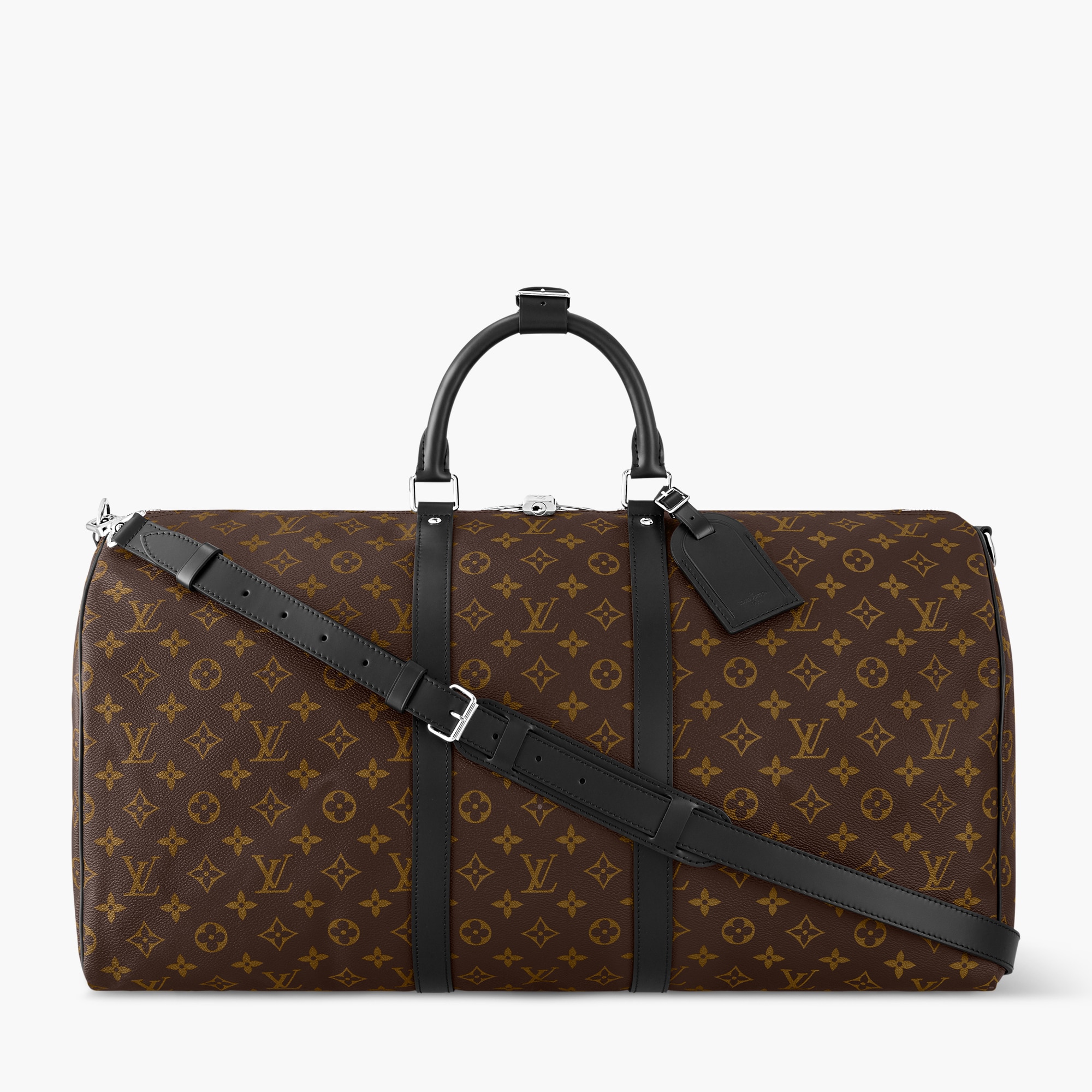 Keepall Bandoulière 55 Monogram Macassar Leather Goods
