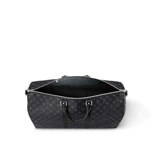 Keepall Bandoulière 55 Mon Monogram Monogram Eclipse Canvas in Gifts's Personalization Travel Personalization collections by Louis Vuitton (Product zoom)