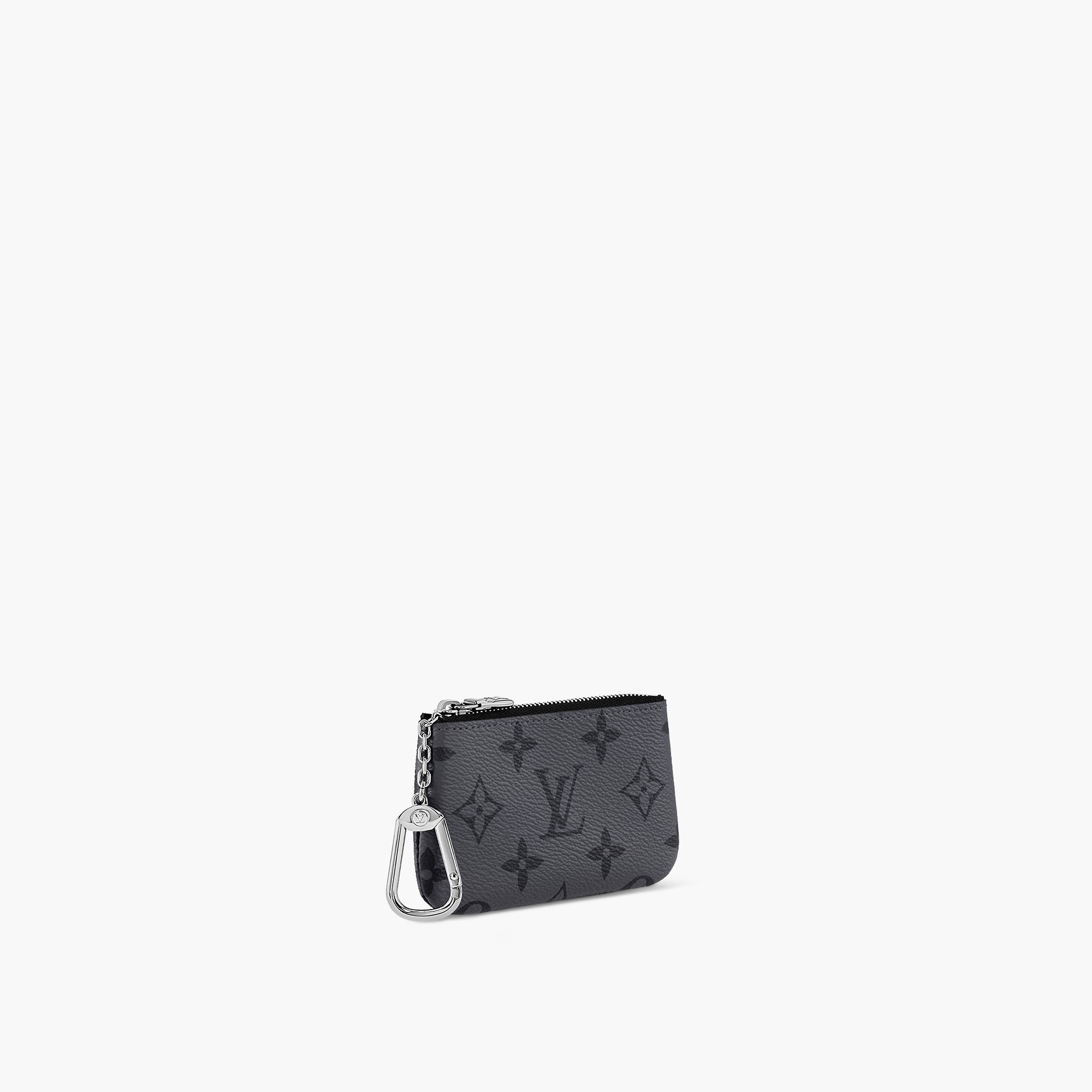 Key Chain Louis Vuitton Mini Zip Wallet Key Pouch Monogram Eclipse
