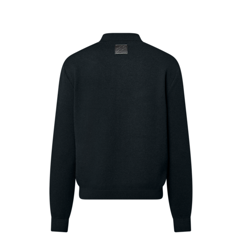 Knit Blouson With Leather Details in Men's Ready-to-Wear Outerwear and Coats collections by Louis Vuitton (Product zoom)