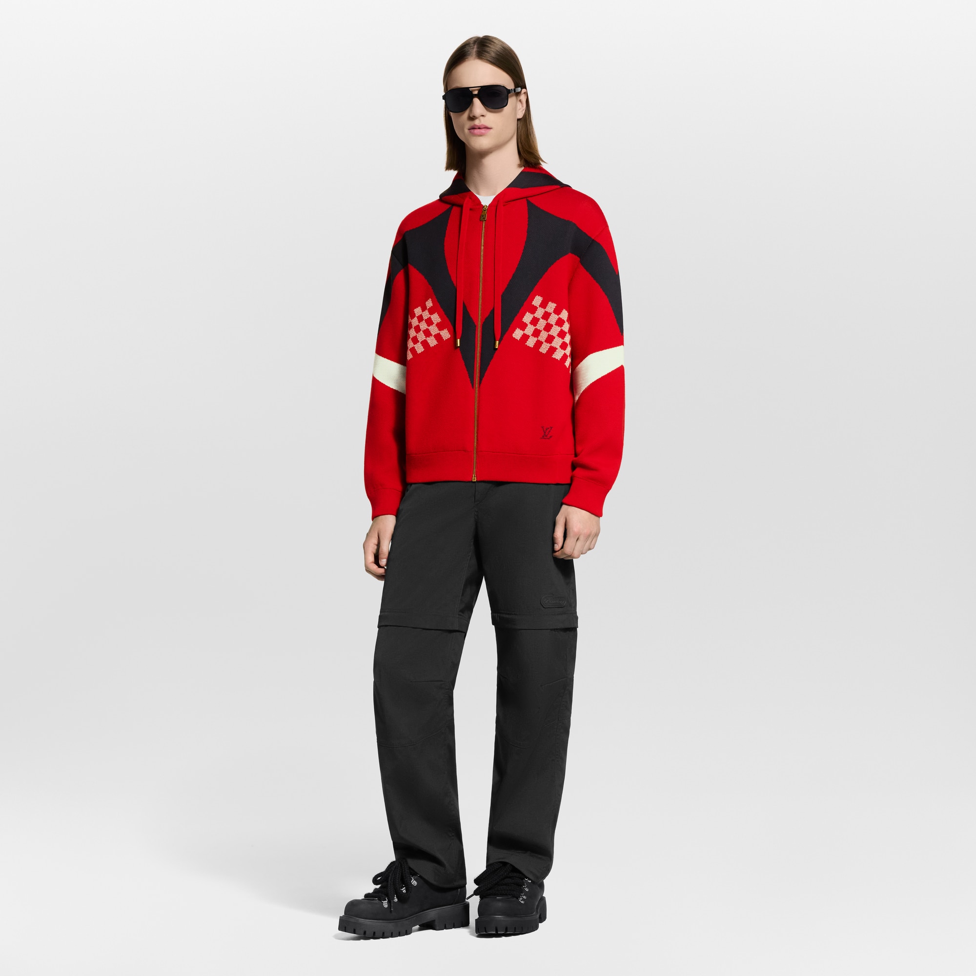 Knitted Hooded Blouson  in New