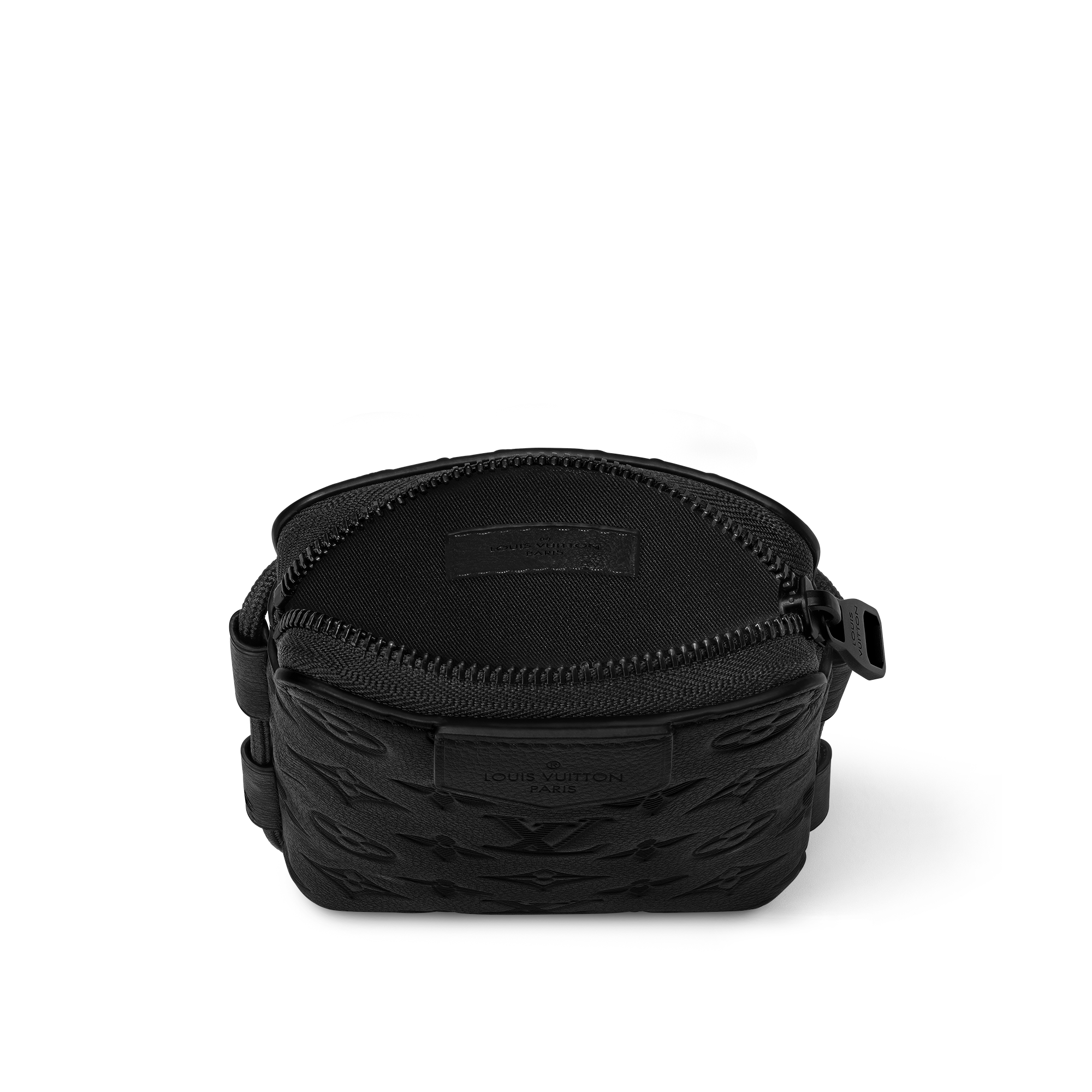 Lace Up Pouch Monogram Shadow in Men