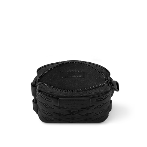Lace Up Pouch Monogram Shadow Leather in Men's Bags All Collections collections by Louis Vuitton (Product zoom)