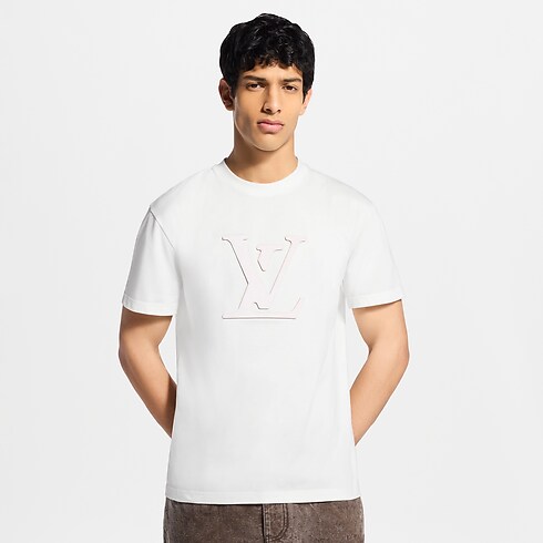 Laser Cut Signature T-Shirt in Men's Ready-to-Wear T-Shirts and Polos collections by Louis Vuitton (Product zoom)