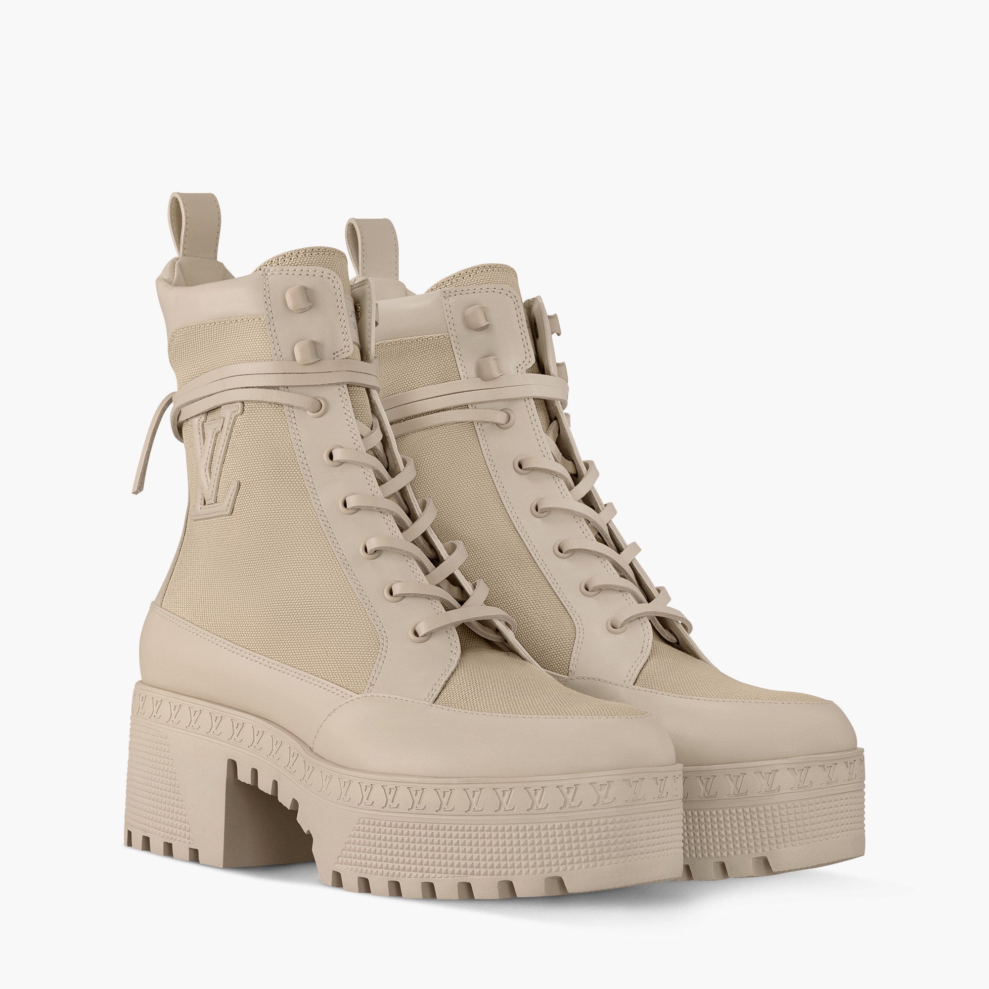 Laureate Platform Desert Boot Shoes 1AD9ZU LOUIS VUITTON