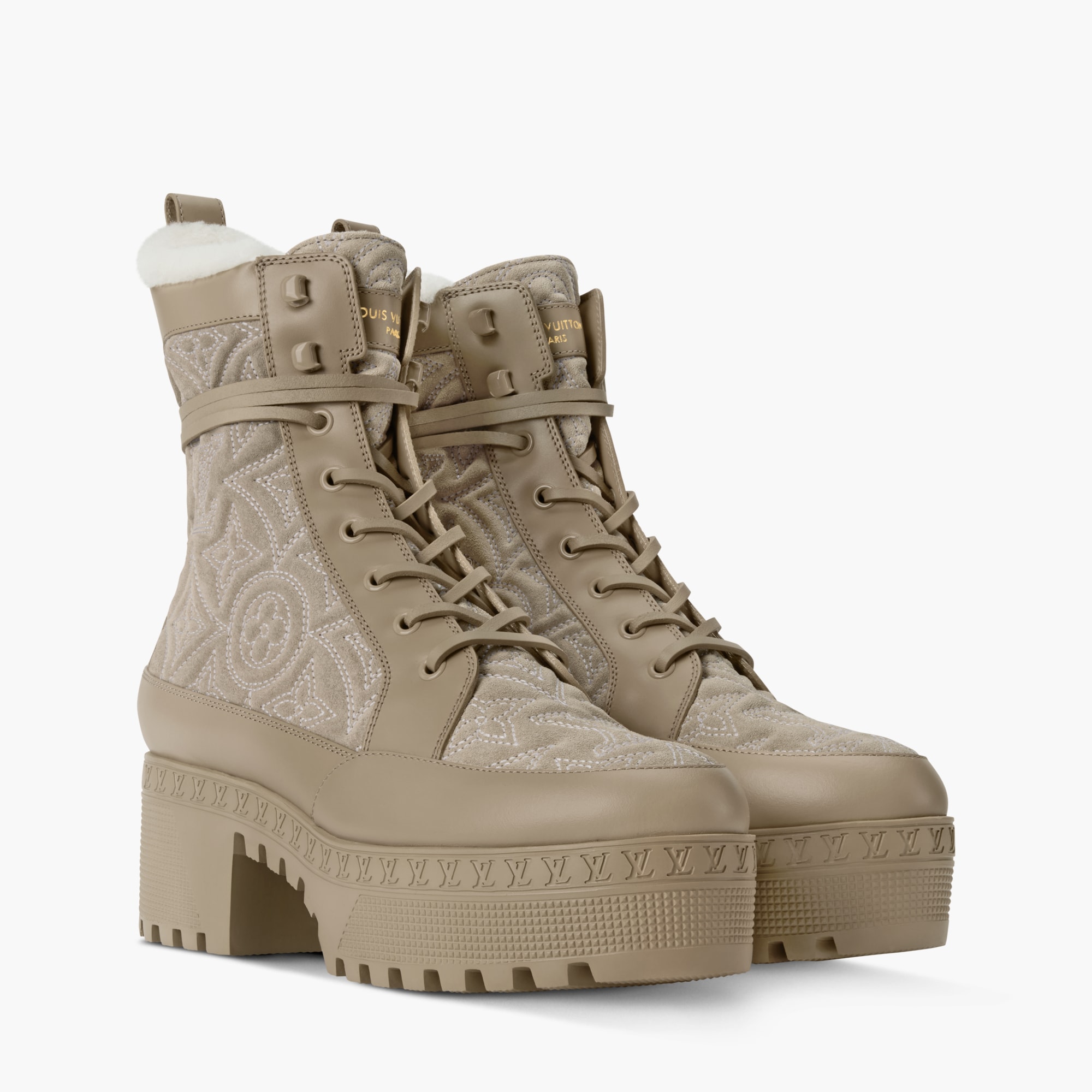 Laureate Platform Desert Boot Shoes LOUIS VUITTON