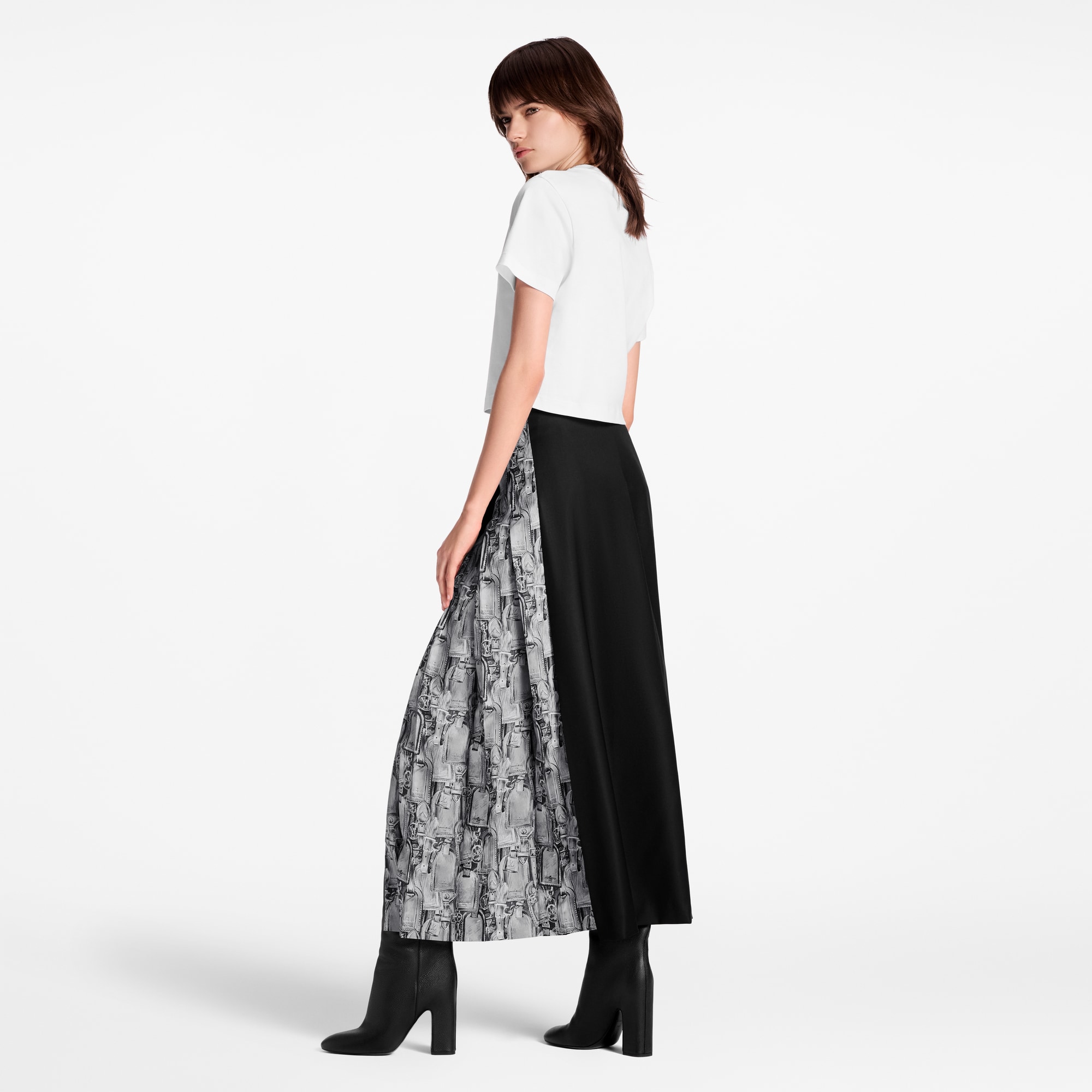 Layered Name Tag Skirt  in Women