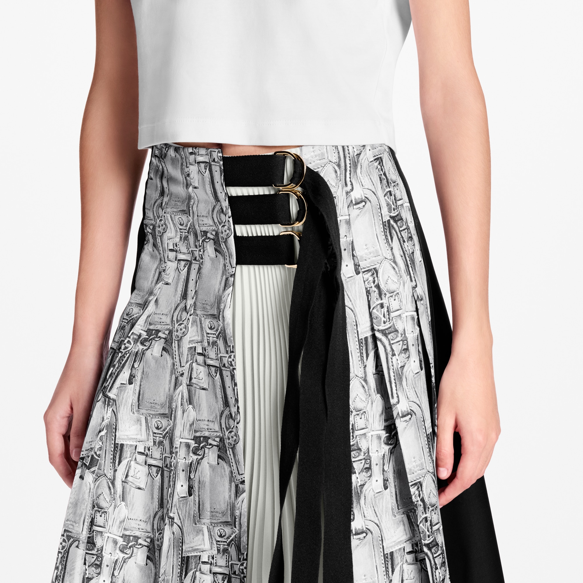 Layered Name Tag Skirt  in Women