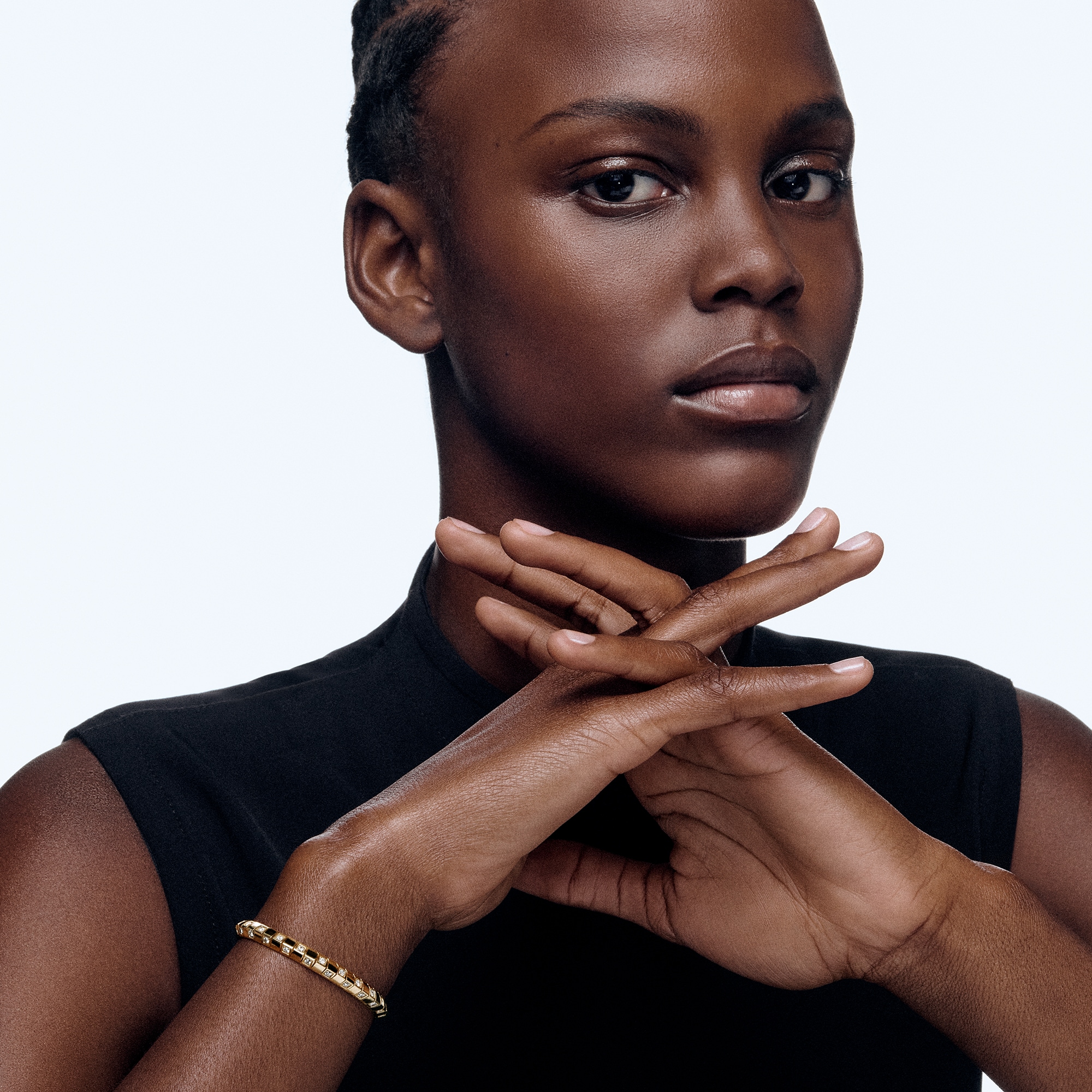 Le Damier de Louis Vuitton Medium Bracelet, Yellow Gold and Diamonds  in Jewellery