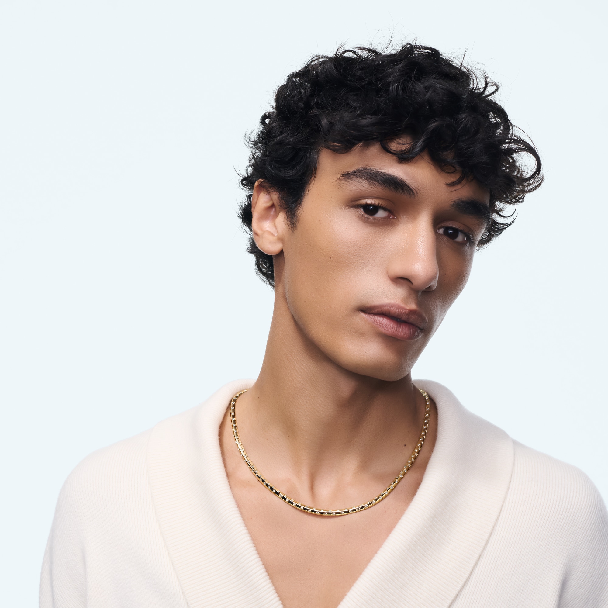 Le Damier de Louis Vuitton Medium Necklace, Yellow Gold and Diamonds - Long  in Jewellery