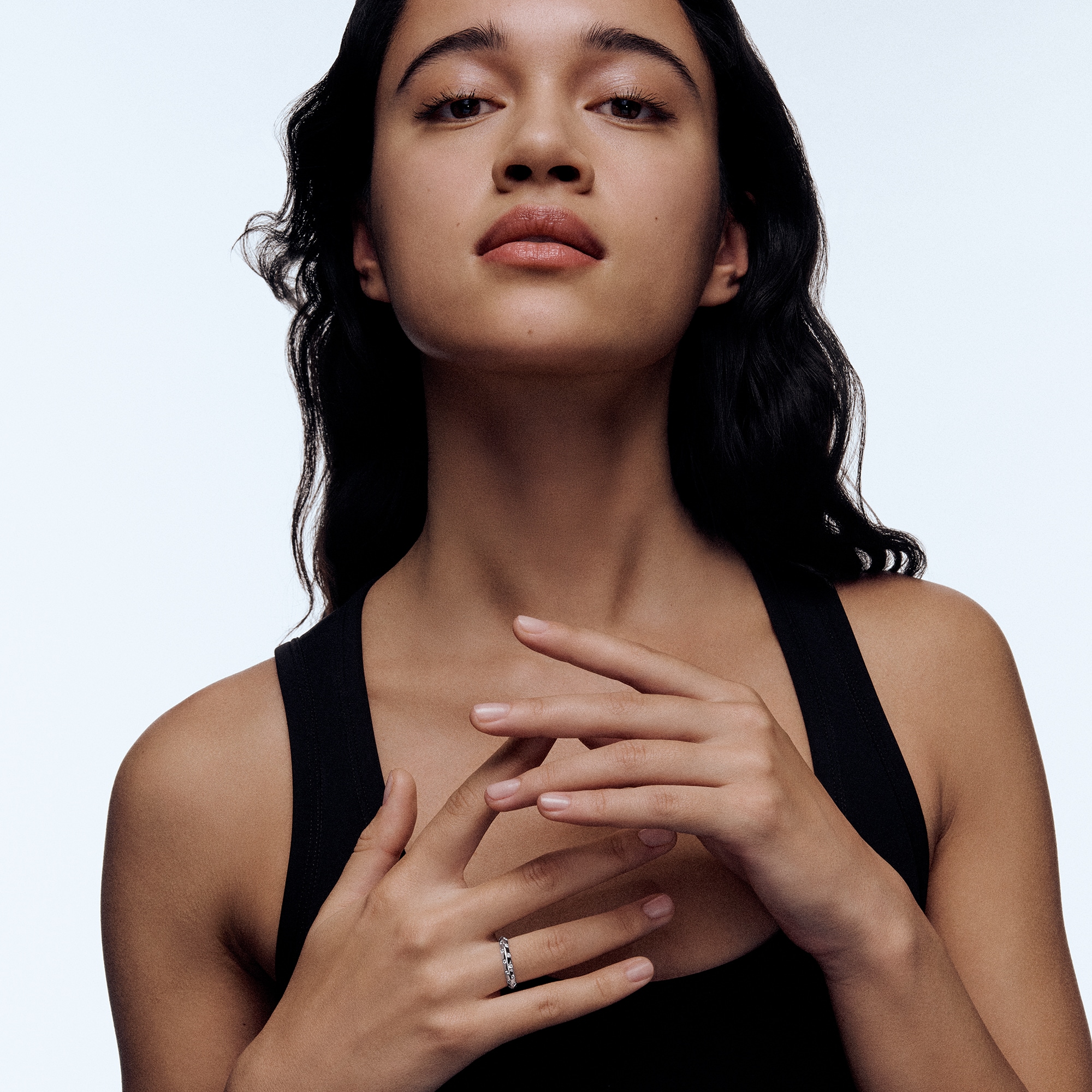 Le Damier de Louis Vuitton Small Ring, White Gold and Diamonds  in Les Extraordinaires