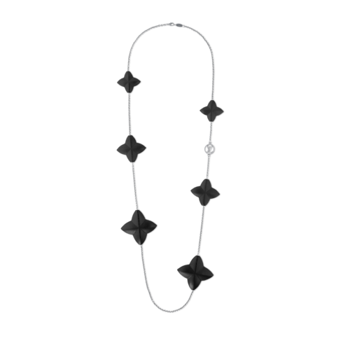 Leather Flower Sautoir S00 in Women's Fashion Jewellery Necklaces and Pendants collections by Louis Vuitton (Product zoom)