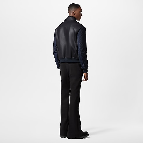 Leather Mix Blouson in Men's Ready-to-Wear Outerwear and Coats collections by Louis Vuitton (Product zoom)