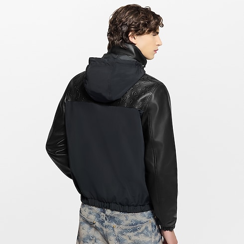 Leather Mix Windbreaker in Men's Ready-to-Wear Outerwear and Coats collections by Louis Vuitton (Product zoom)