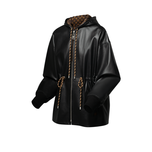Leather Peplum Parka in Women's Ready-to-Wear Coats and Jackets collections by Louis Vuitton (Product zoom)