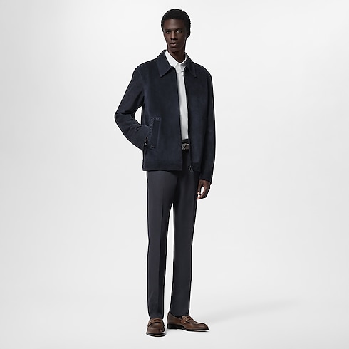 Leather Zipped Blouson in Men's Ready-to-Wear Outerwear and Coats collections by Louis Vuitton (Product zoom)