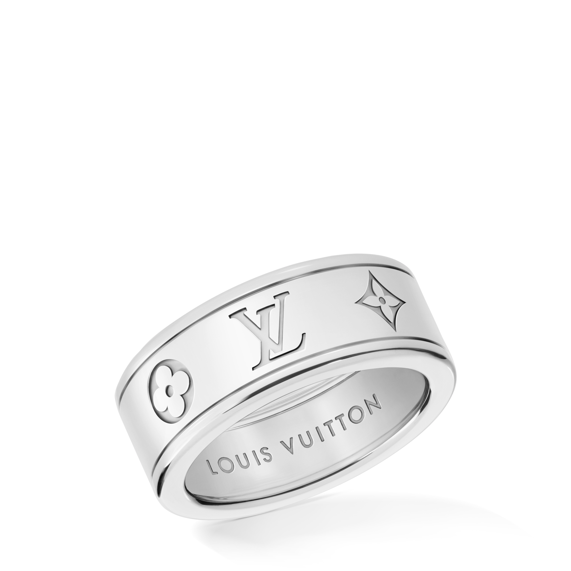 Les Gaston Vuitton Small Ring, White Gold  in Jewellery